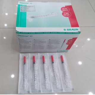 Bơm tiểu đường omnican 1ml 40 i.u braun hộp 100c - ảnh sản phẩm 3