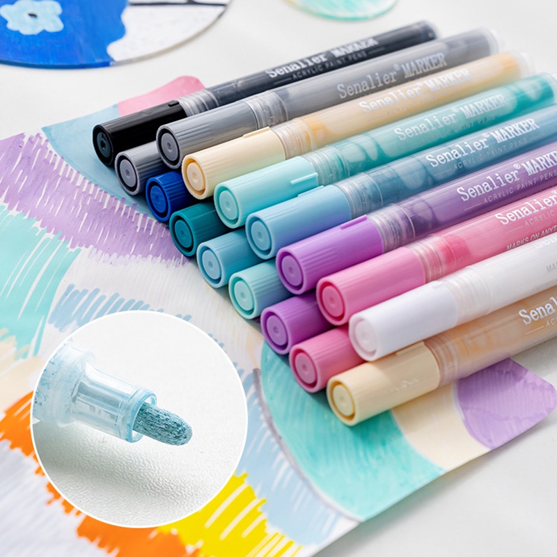 1 Chiếc Bút Đánh Dấu Màu Acrylic Và Gỗ/Kính/ Gốm