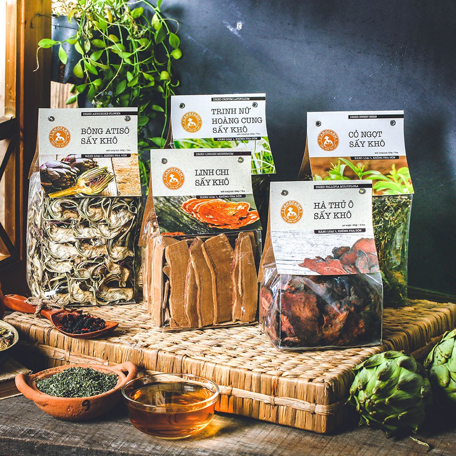 Cỏ ngọt sấy khô l'ANGFRAM, 225g, bịch - Thuộc LANGFRAM, thương hiệu đặc sản Đà Lạt hàng đầu. | BigBuy360 - bigbuy360.vn