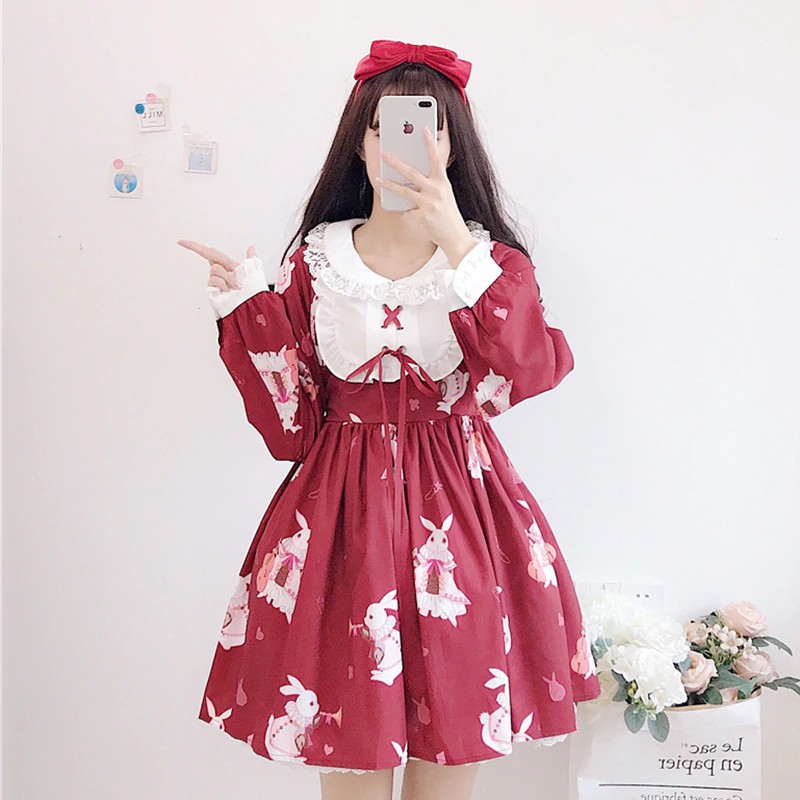 Set váy lolita cosplay mẫu SS14355