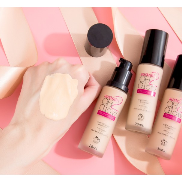 Kem Nền Bắt Sáng OH 2 Glow Foundation Australis Úc 28ml