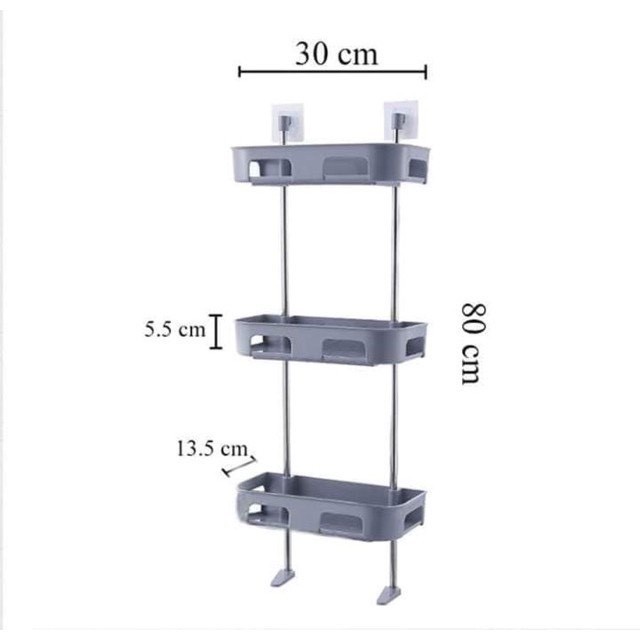 Kệ 3 Tầng Đa Năng- Kệ 3 Tầng Trên Bồn Cầu