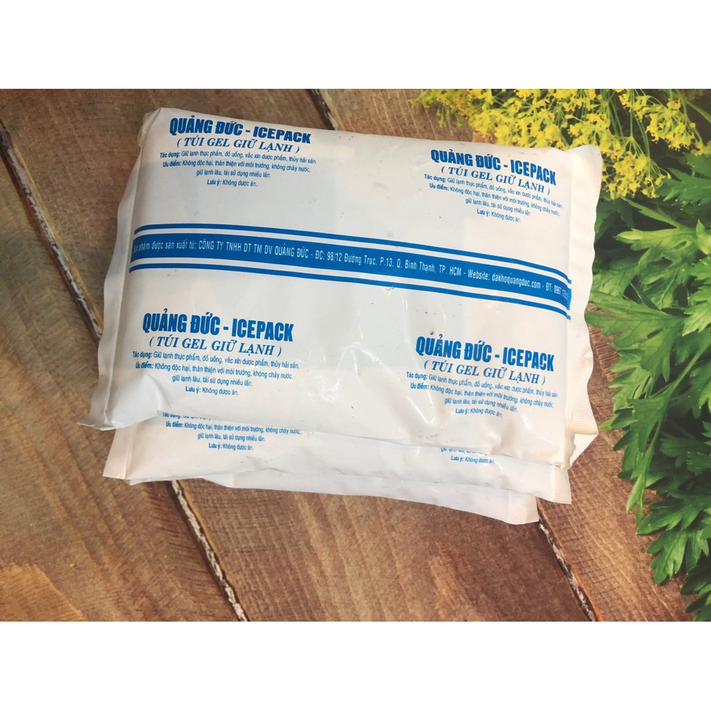 Đá khô, đá gel giữ lạnh làm tươi thực phẩm 24h (có kiểm nghiệm)