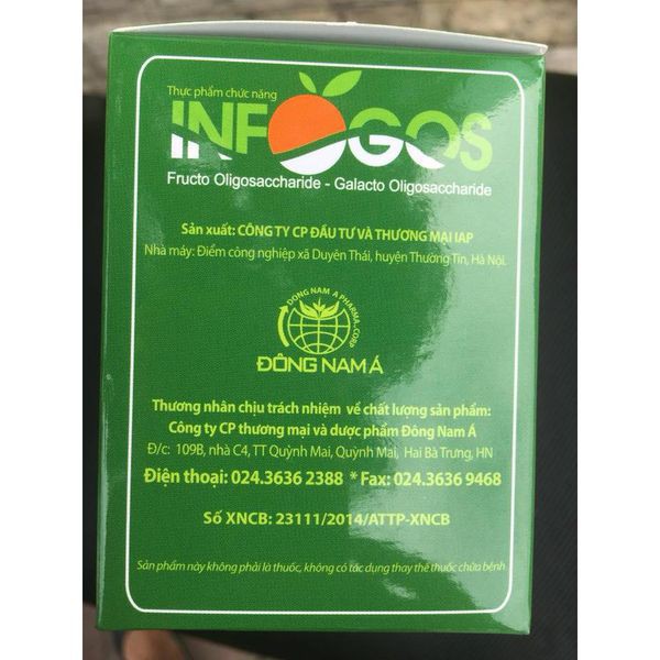 INFOGOS hỗ trợ điều trị táo bón