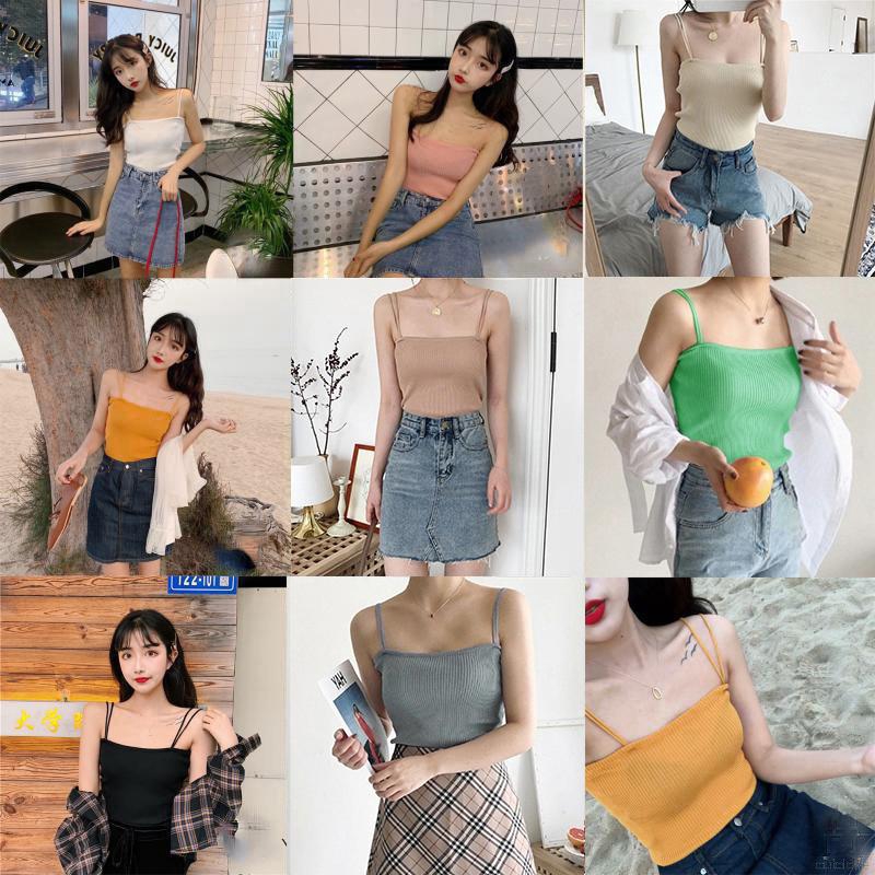 Áo Dệt Kim Nữ Sát Nách Trễ Vai Gợi Cảm | BigBuy360 - bigbuy360.vn