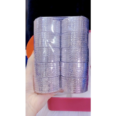 Vòng ximen mạ bạch kim cao cấp khoá lưỡi gài bộ 7 chiếc mẫu mới về