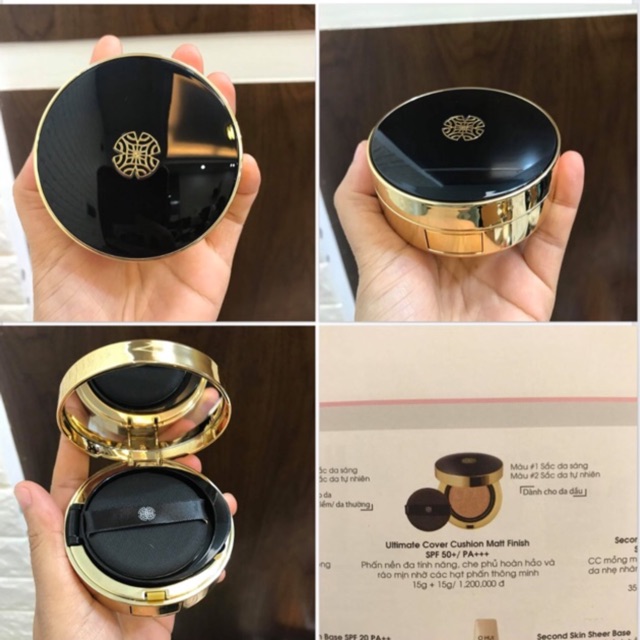 PHẤN NƯỚC OHUI ĐEN BẢN MỚI DÀNH CHO DA THƯỜNG VÀ HỖN HỢP THIÊN DẦU