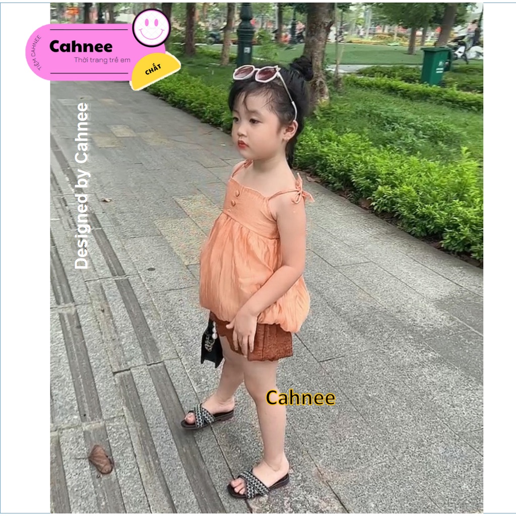 Áo boom cho bé gái 2 dây dây màu sắc xinh xắn