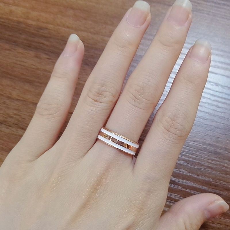 Nhẫn cuffver2 Titan không gỉ sét hàng đã qua sử dụng likenew  nhận khắc tên theo yêu cầu