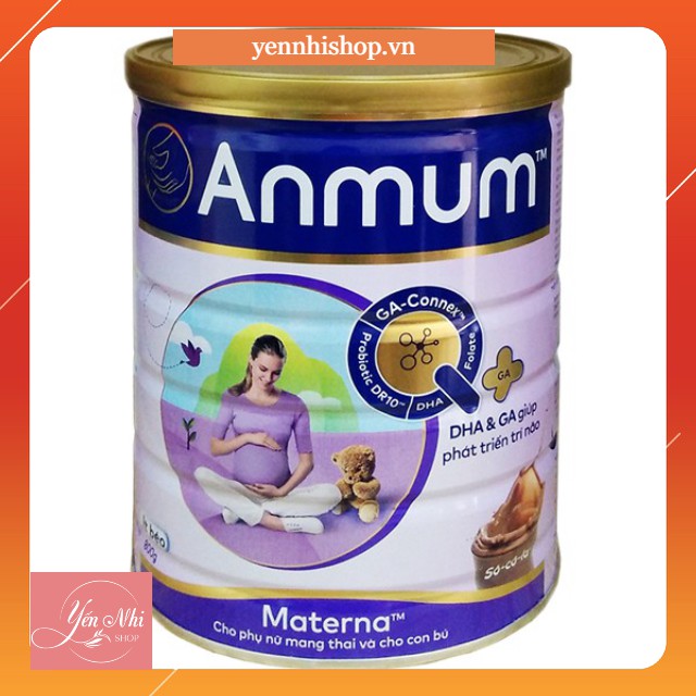 Sữa bầu Anmum Materna Vani / So cô la lon 800g date 2021