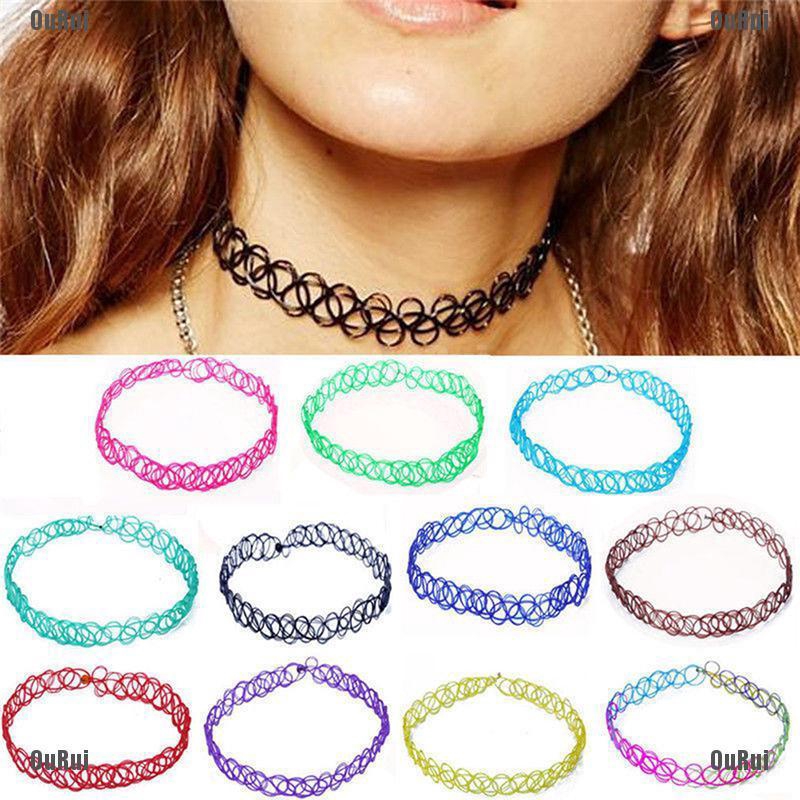 Set 12 Vòng Cổ choker Thanh Lịch Cổ Điển Cho Nữ