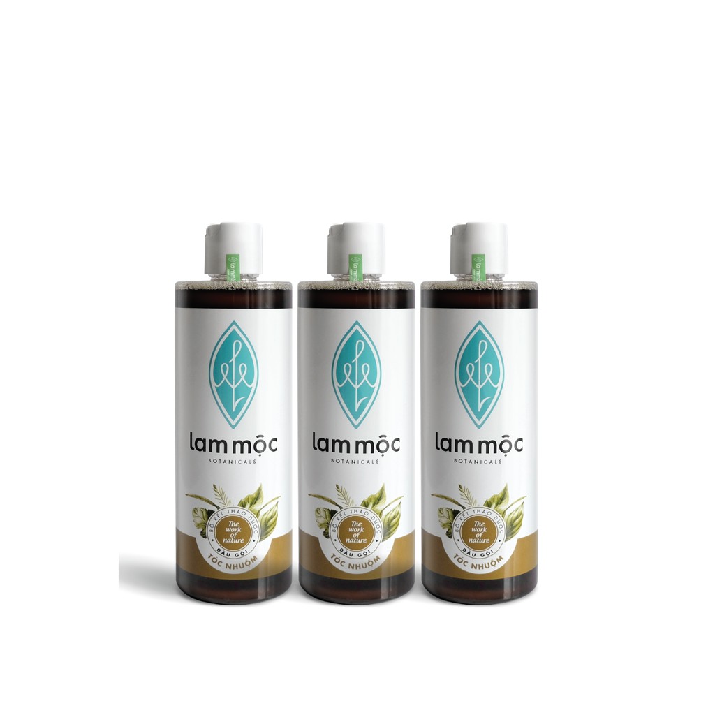 Combo 3 Dầu Gội Bồ Kết Nấu Sẵn - Giảm rụng, kích mọc tóc và phục hồi hư tổn LAM MỘC - 500ml/chai | BigBuy360 - bigbuy360.vn