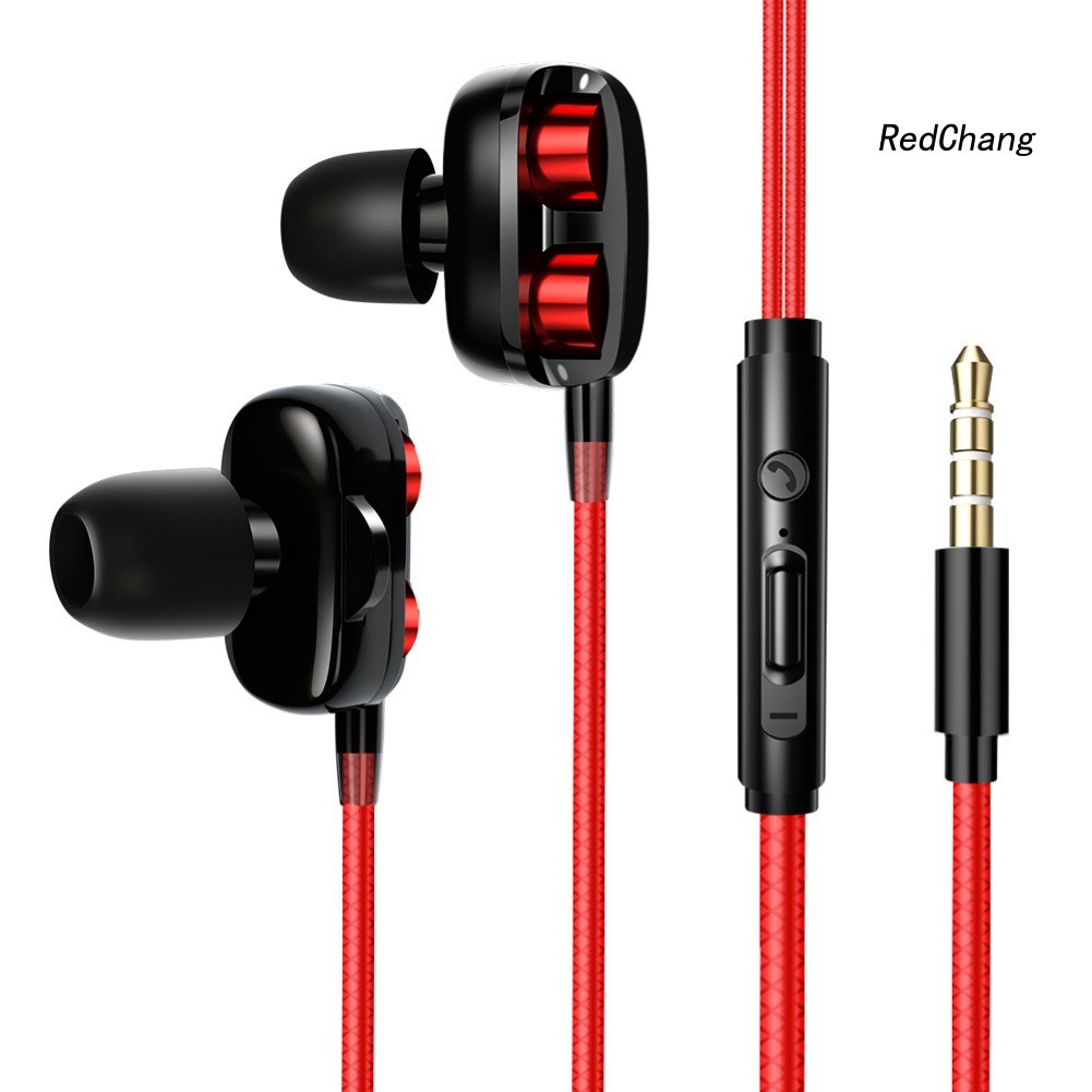 Tai Nghe Nhét Tai Jack 3.5mm Âm Thanh Hifi Có Micro Tiện Dụng