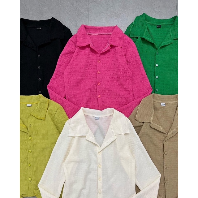 COLOR SHIRT▪️ÁO POLO NÚT TAY DÀI