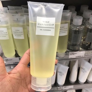 Gel rửa mặt muji mild gel cleansing giá: 19ok/ tuýp 120g -xuất xứ :muji nội địa nhật