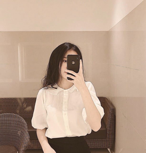 sơ mi bèo cổ SMS012132