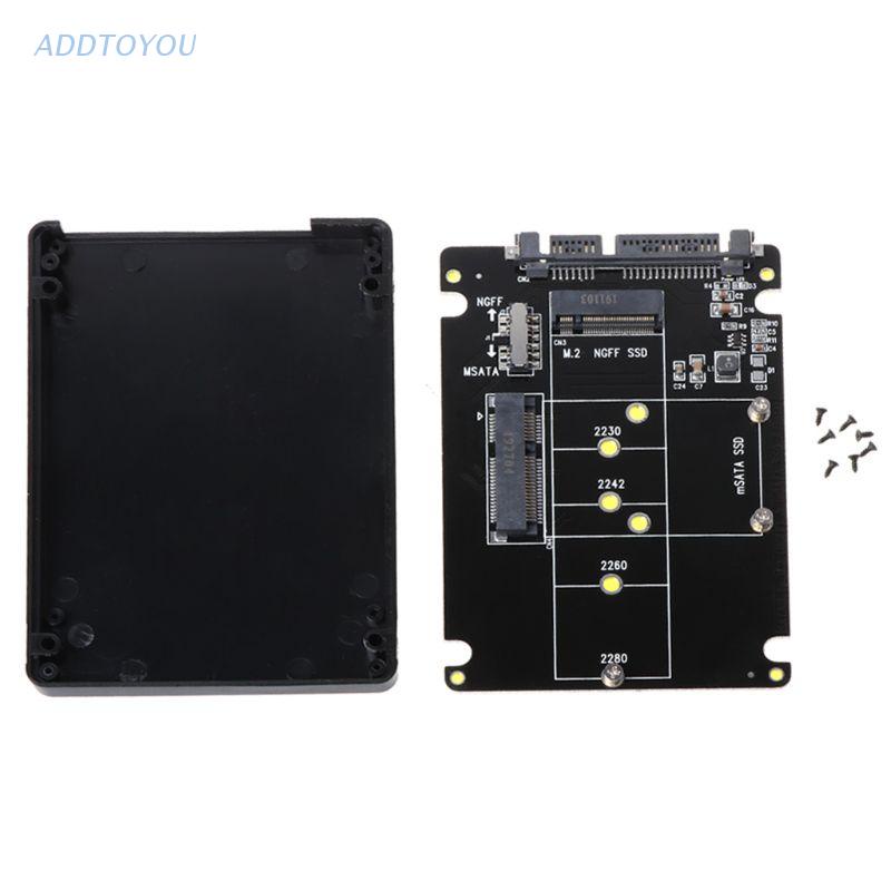 【3C】Giắc chuyển đổi 2 trong 1 MSATA/M.2 NGFF sang SATA3 cho 2.5&quot; SSD PC