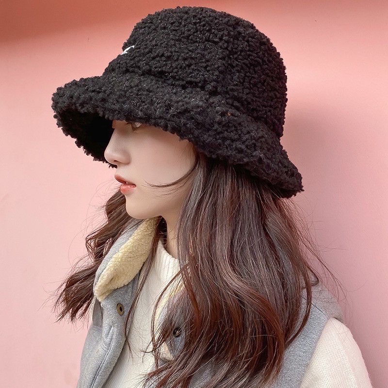 Mũ bucket lông cừu❤️FREESHIP❤️Mũ tai bèo hàng quốc