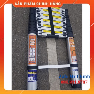 [ HÀNG TỐT NHẤT ] THANG NHÔM RÚT NINDA NHẬT BẢN 3M8 - BH 2 NĂM [ SẴN HÀNG ] MỚI NHẤT  [ GỌI LÀ CÓ ] [ SẴN HÀNG ] mới nhấ