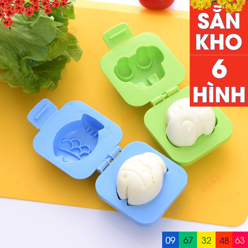 Sét 6 khuôn cơm 6 hình cho bé