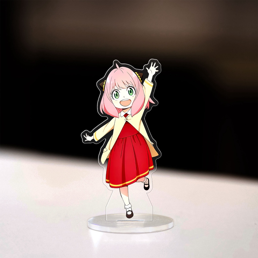 Mô hình standee Anya Forger anime Spy x Family cao 8cm
