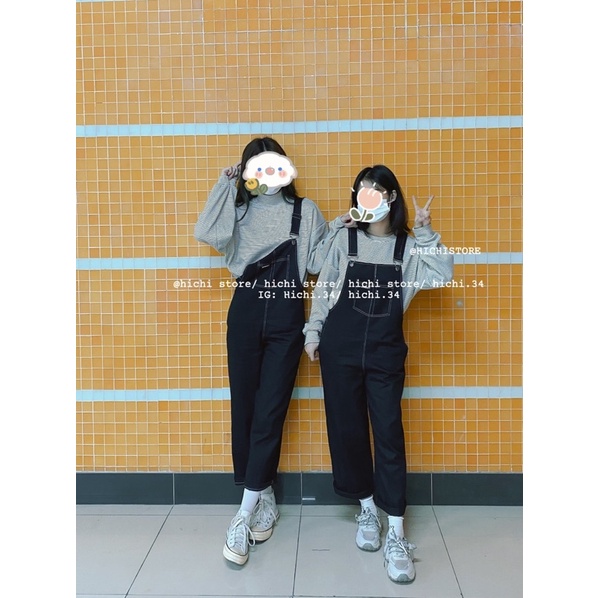quần yếm liền suông ẢNH THẬT VIDEO hichi