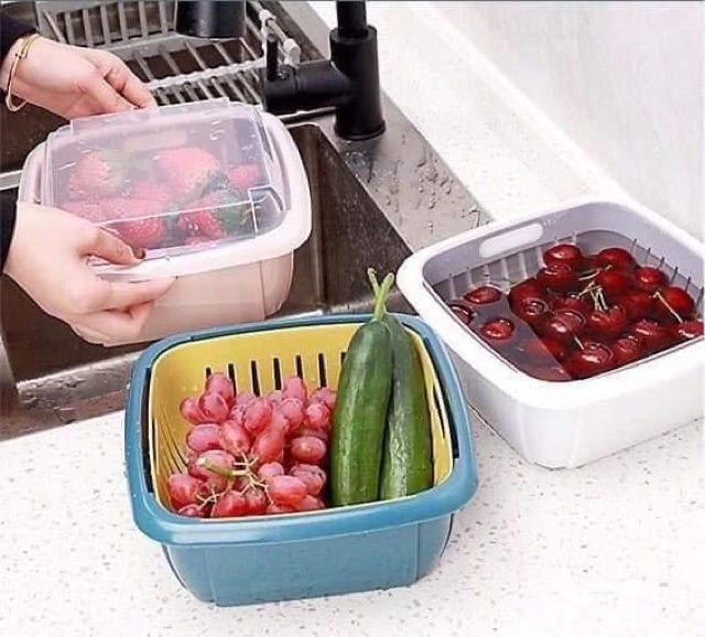 BỘ THAU RỖ CÓ NẮP