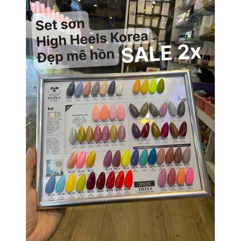SET SƠN GEL 60 CHAI KOREA