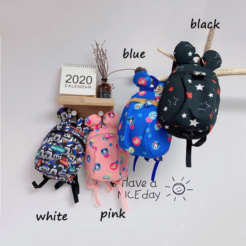 Balo Có Dây Chống Thất Lạc Họa Tiết Hoạt Hình Cho Bé