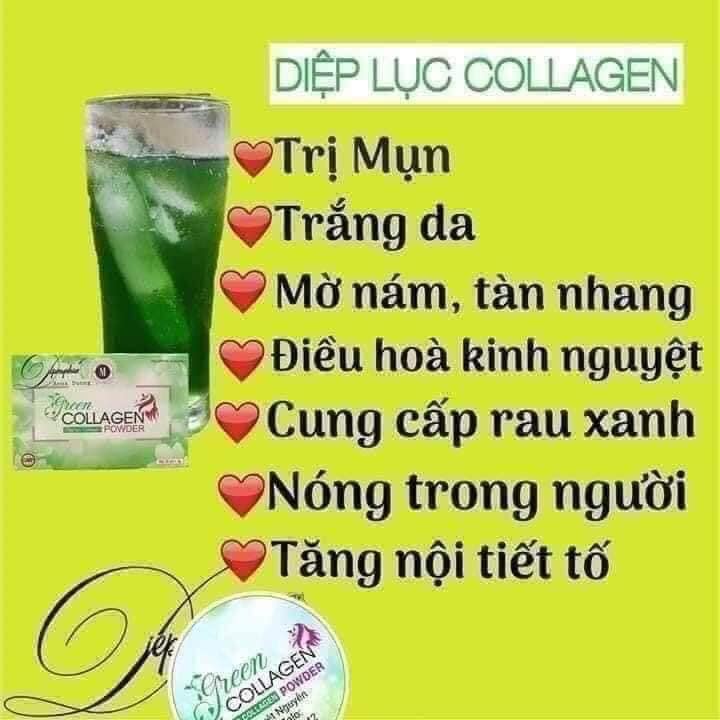 DIEP LUC COLAGEN GIÚP  ĐẸP DA, MỜ NÁM