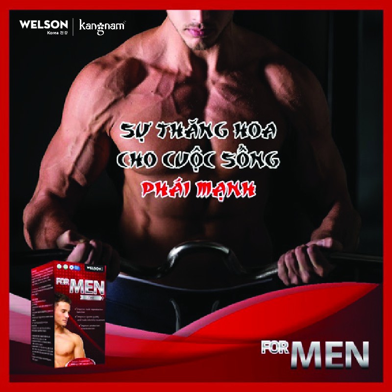 Viên Uống Tăng Cường Sinh Lý Mam Welson For Men (Hộp/60 Viên)