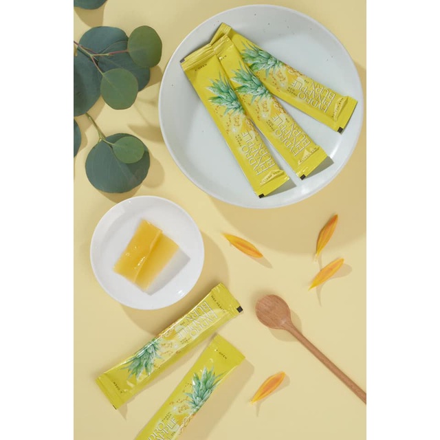 [CHÍNH HÃNG] Thạch Dứa giảm cân Chính Hãng Matxi Corp Hộp 10 gói x20g Hỗ Trợ Đốt Cháy Mỡ Thừa Trong Gan Và Dạ Dày