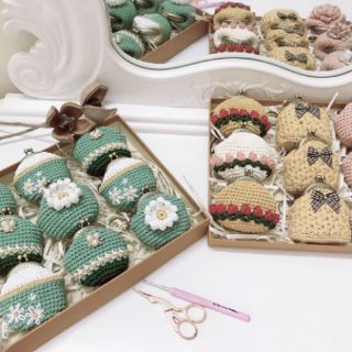Set khóa củ tỏi handmade