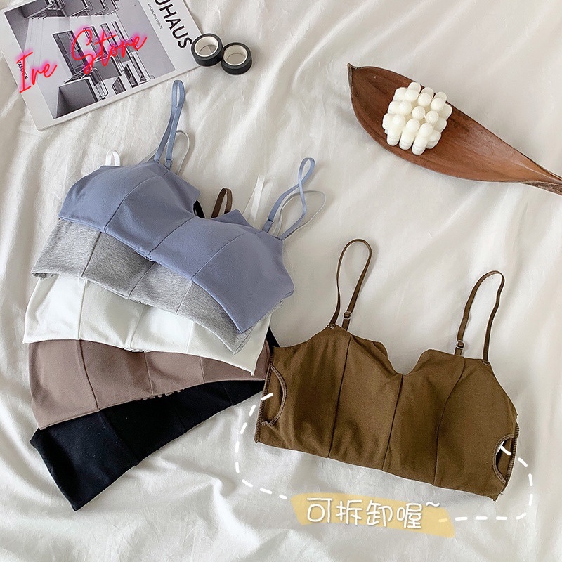 Áo Lót Nữ 2 Dây Mút Mỏng Nâng Ngực, Áo Lưng Thun Cotton Co Giãn - 1805 | BigBuy360 - bigbuy360.vn