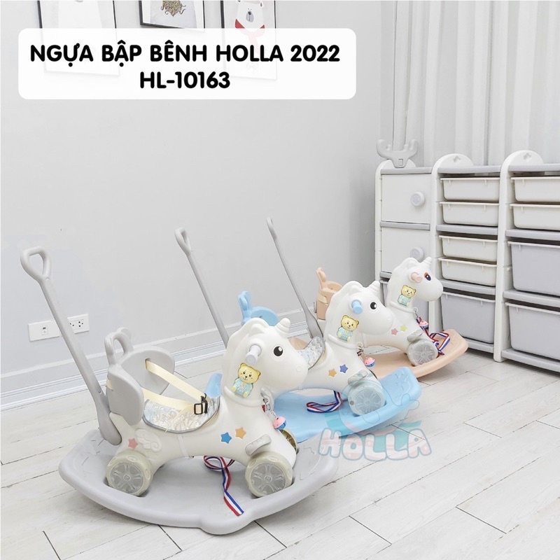 CHÚ NGỰA BẬP BÊNH HOLLA 2022 - MÓN ĐỒ CHƠI ĐA NĂNG CHO BÉ