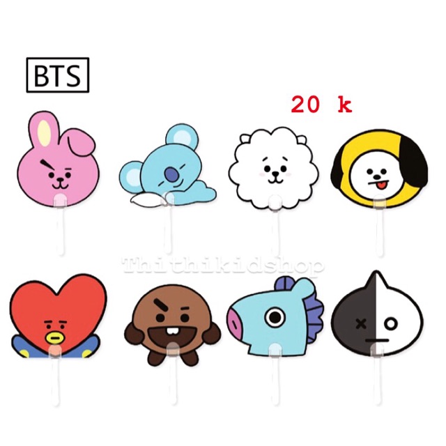 Quạt tay BT21/ BTS / chọn NV