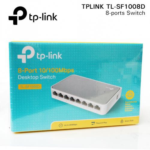 Switch TP-Link SF1008D 8 port (Trắng) - HÃNG PHÂN PHỐI CHÍNH THỨC tem ANC/TAKO