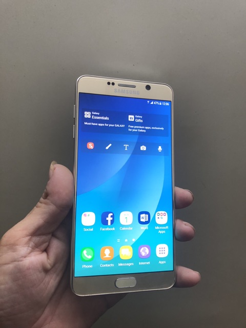 Điện thoại Samsung Note 5 Gold đẹp 98-99%