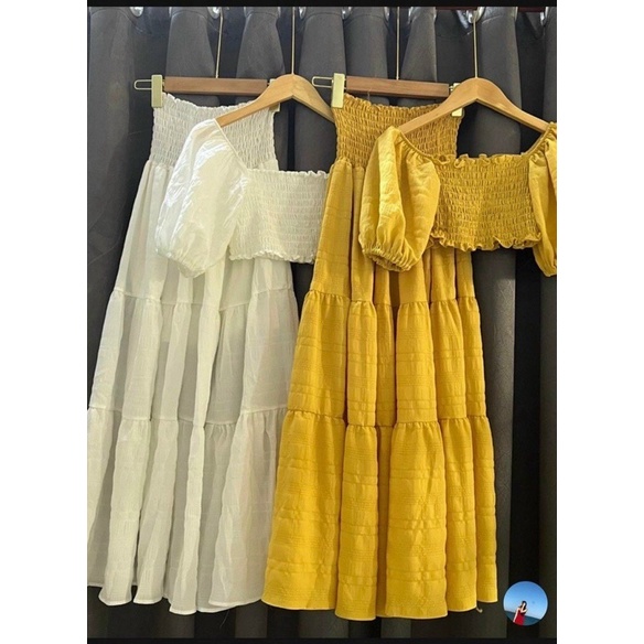 (SHOP BIGSIZE nữ 50kg đến 90kg ) SET ÁO VÁY MAXI đi du lịch cực xinh
