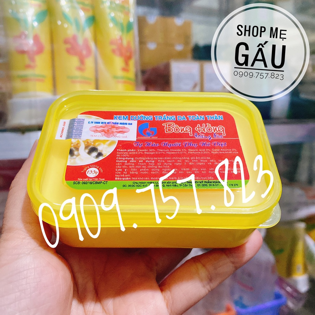 Lẻ Kem bông hồng Hoàng Gia mới hủ 100g