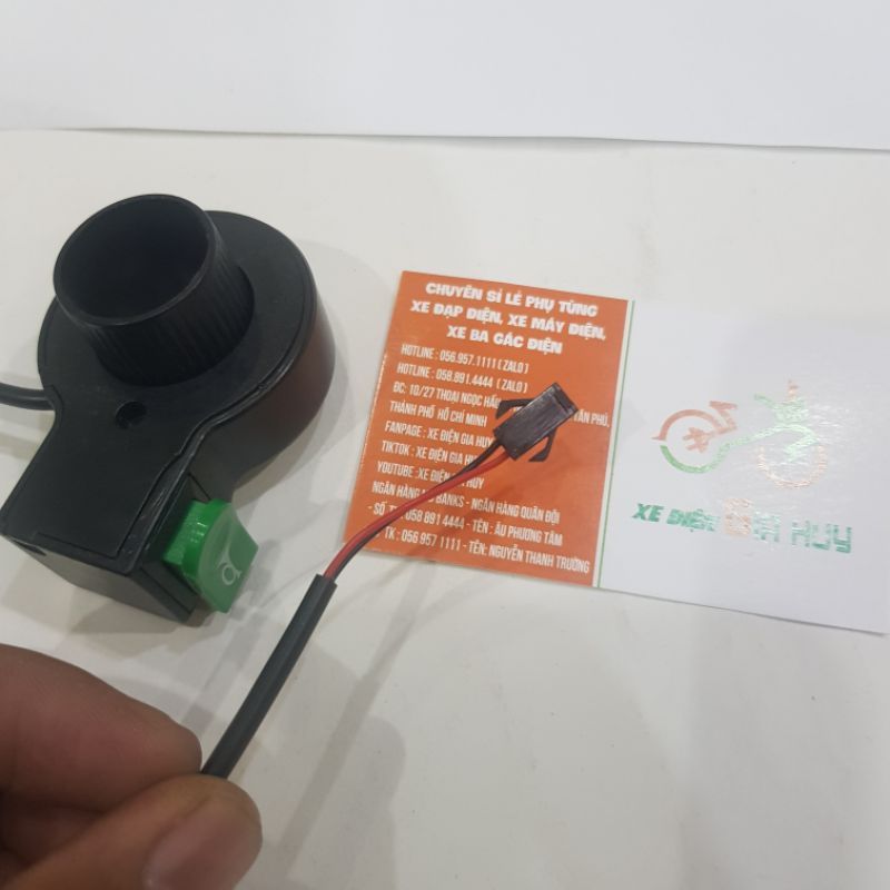 CÙM Công Tắc 1 nút Kèn ON OFF Xe Đạp Điện