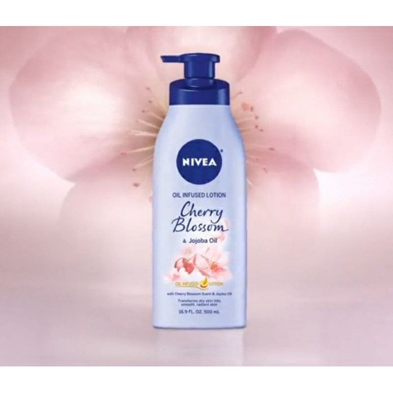 Sữa dưỡng thể NIVEA  Cherry Blossom 500ml - Hàng nhập Mỹ