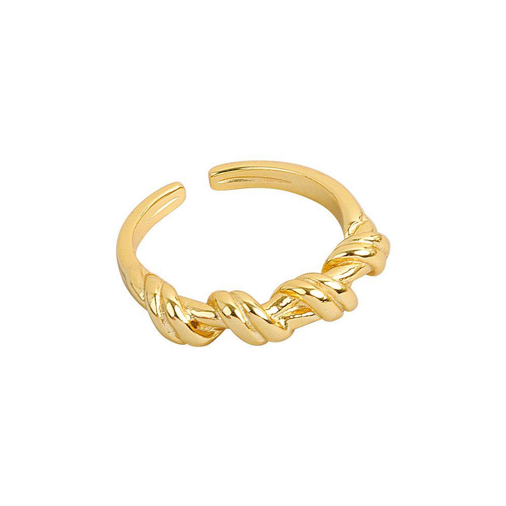 Nhẫn Thiết Kế Mở Điều Chỉnh Được Dạng Dây Thừng 1 Cho Nữ