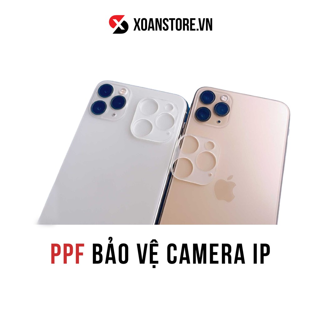 [ĐỘC QUYỀN] Miếng dán PPF bảo vệ VIỀN Camera SIÊU DÀY cho iPhone 11 pro max 12 Mini 12 Pro Max XOĂN STORE