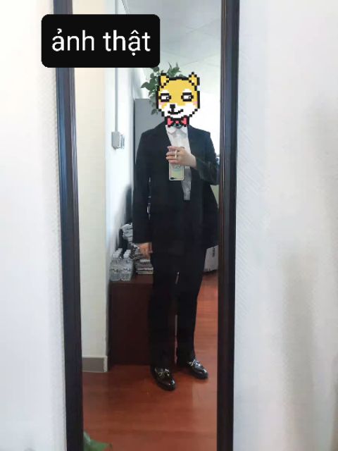 [ORDER] Set bộ áo vest + quần âu hai màu đen trắng công sở hàng Quảng Châu cao cấp có ảnh thật