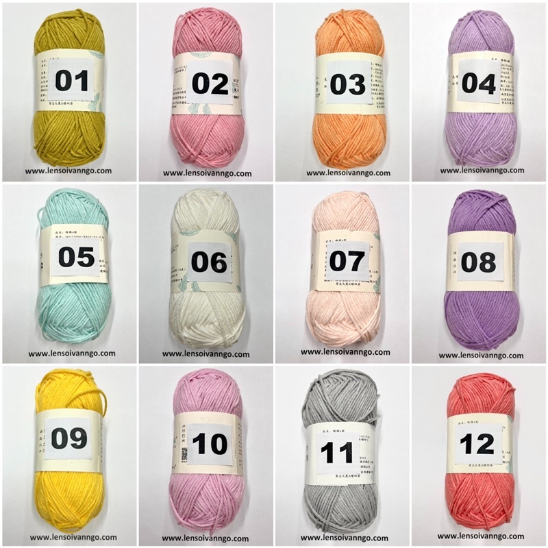 Len Susan’s Family 4 (Bảng màu 2) (cuộn 50gr)