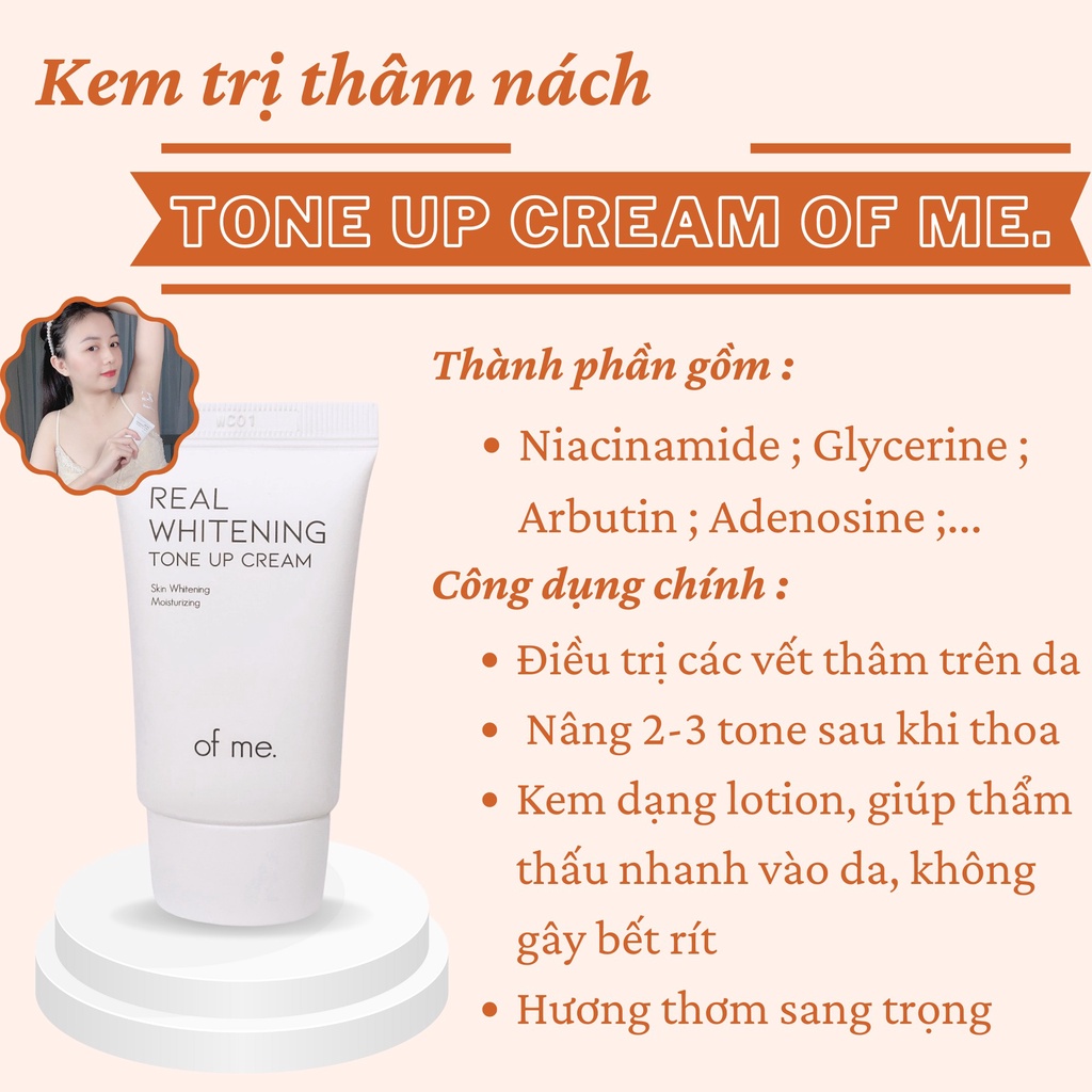 Kem dưỡng trắng cơ thể Real Whitening So Natural 50ml