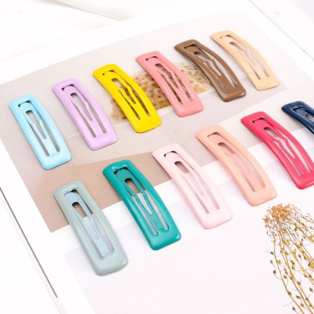 Set 4 Kẹp Tóc Nhiều Màu Hàng Tốt Giao ngẫu nhiên