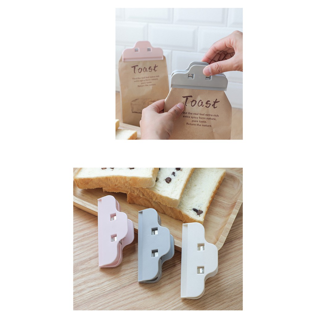 Kẹp to dán miệng túi đựng đồ ăn thức ăn nhanh chống ẩm xinh xắn