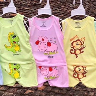 Set 5 bộ ba lỗ cho bé trai bé gái